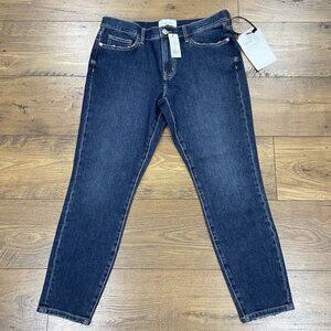 Current Elliott Jeans Womens 30 The Stiletto Canal Wash Shadow Pocket Ankle‎ NWT
